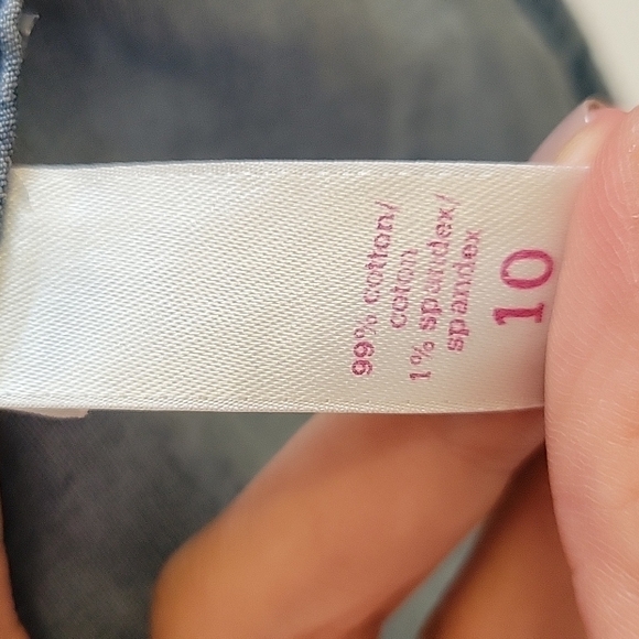 JUSTICE Girls Button-down Shirt US 9 - Picture 3 of 4